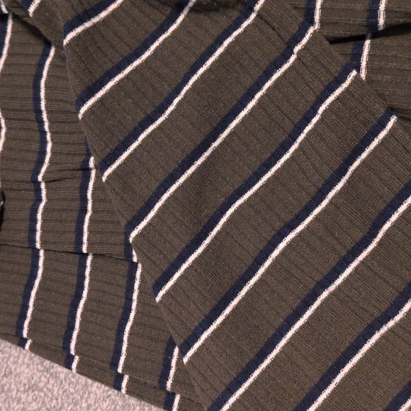 Abercrombie Striped Midi Dress Size Medium - Picture 5 of 6